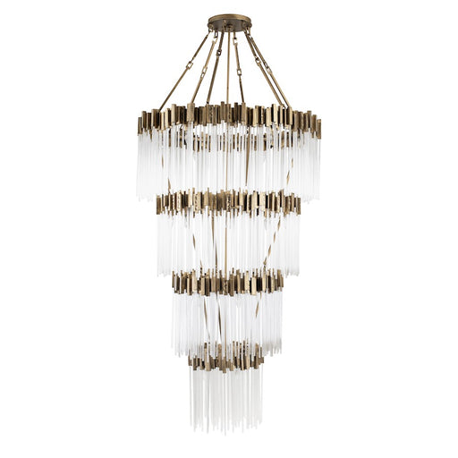 Varaluz Matrix Chandelier, Havana Gold