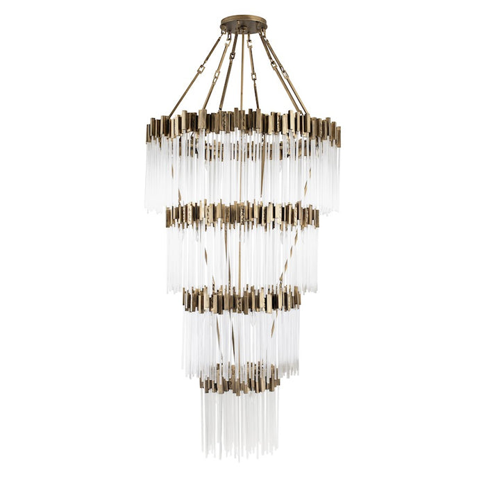 Varaluz Matrix Chandelier, Havana Gold