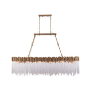 Varaluz Matrix 12 Light Pendant, Havana Gold