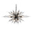 Varaluz Orbital Oval Linear Pendant, Carbon