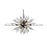 Varaluz Orbital Oval Linear Pendant, Carbon