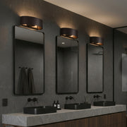 Varaluz Cannery 2Lt Bath/Vanity, Dark Bronze/French Gold/Ombre