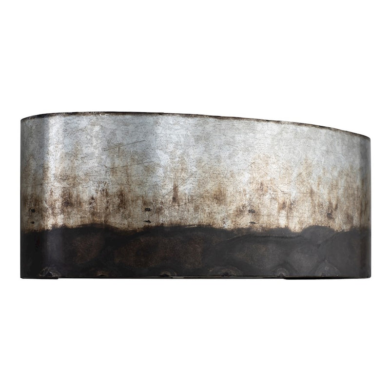 Varaluz Cannery 2-Light Bath Vanity, Ombre Galvanized