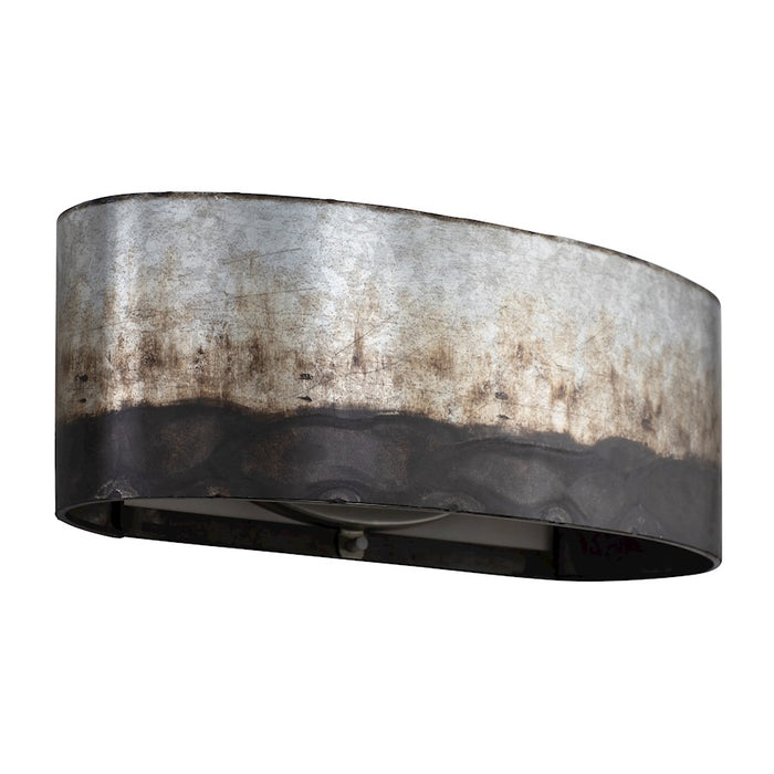 Varaluz Cannery 2-Light Bath Vanity, Ombre Galvanized