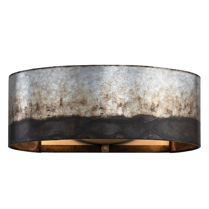 Varaluz Cannery 2-Light Bath Vanity, Ombre Galvanized