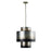 Varaluz Cannery 4-Light Tall Pendant, Ombre Galvanized
