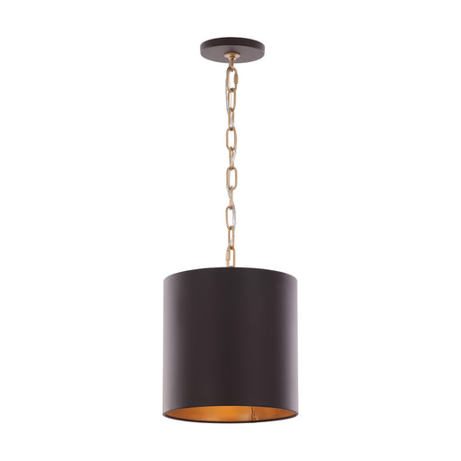Varaluz Cannery 1Lt Pendant, Dark Bronze/French Gold/Ombre
