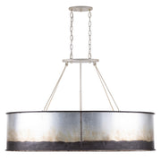 Varaluz Cannery 5Lt 48" Pendant, Ombre Galvanized/Ombre Galvanized
