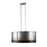 Varaluz Cannery 6-Light Oval/Linear Pendant, Ombre Galvanized