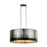 Varaluz Cannery 6-Light Oval/Linear Pendant, Ombre Galvanized