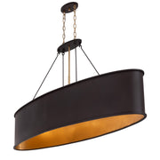 Varaluz Cannery 7Lt Pendant, Dark Bronze/French Gold/Ombre