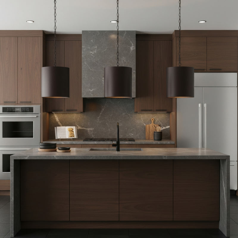 Varaluz Cannery 2Lt Pendant, Dark Bronze/French Gold/Ombre