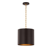 Varaluz Cannery 3Lt Pendant, Dark Bronze/French Gold/Ombre