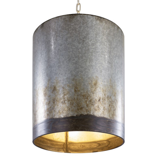 Varaluz Cannery Pendant, Ombre Galvanized