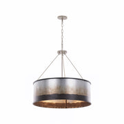 Varaluz Cannery 5 Light Pendant, Ombre Galvanized/Ombre Galvanized