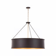 Varaluz Cannery 6Lt Pendant, Dark Bronze/French Gold/Ombre