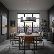 Varaluz Cannery 6 Light Pendant, Ombre Galvanized/Ombre Galvanized