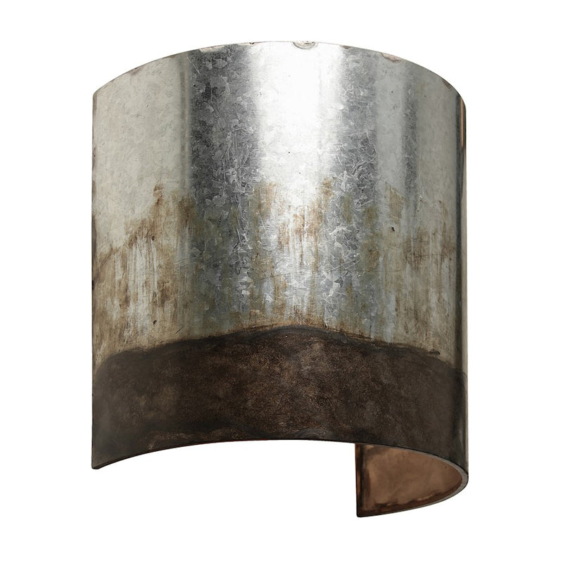 Varaluz Cannery 1-Light Sconce, Ombre Galvanized