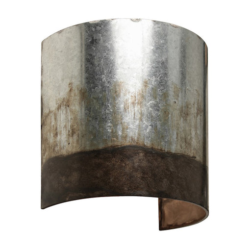 Varaluz Cannery 1-Light Sconce, Ombre Galvanized