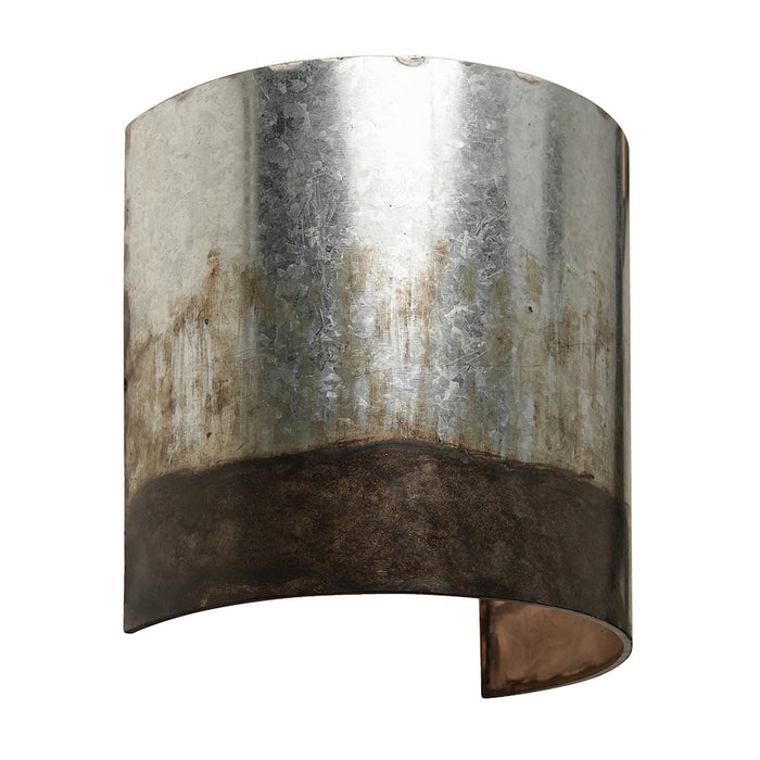 Varaluz Cannery 1-Light Sconce, Ombre Galvanized