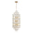 Varaluz Cubic 14-Light Foyer, Calypso Gold