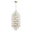 Varaluz Cubic 14-Light Foyer, Calypso Gold