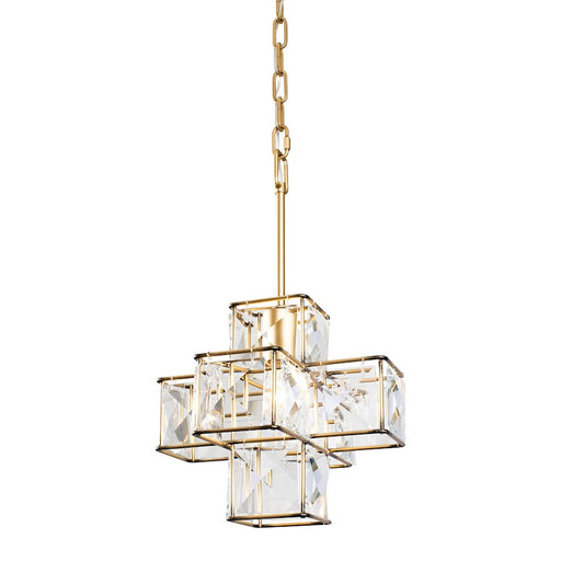 Varaluz Cubic Pendant, Calypso Gold