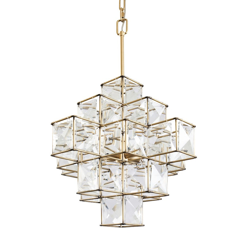 Varaluz Cubic Pendant, Calypso Gold
