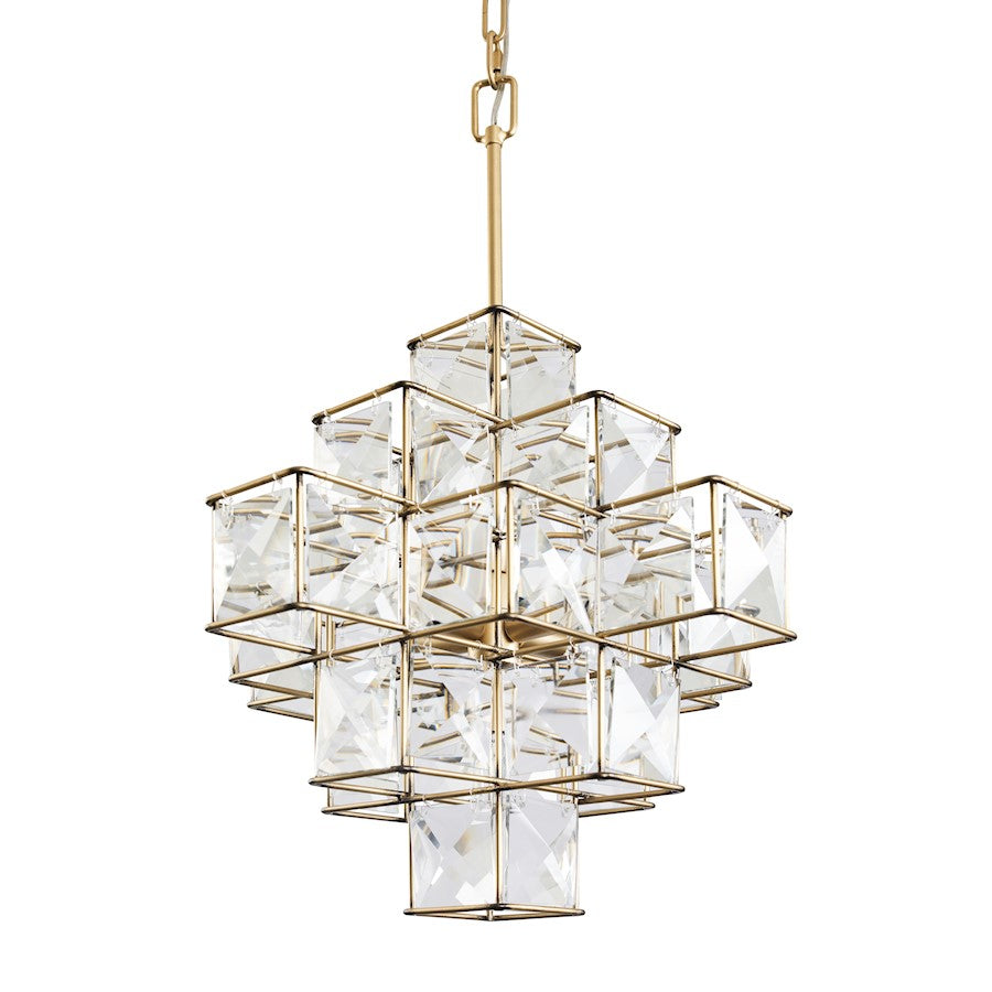 Varaluz Cubic Pendant, Calypso Gold