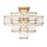 Varaluz Cubic 5-Light Ceiling Fixture, Calypso Gold