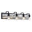 Varaluz Abbey Rose Bath Light, Black/Galvanized