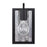 Varaluz Abbey Rose 1-Light Wall Sconce, Black/Galvanized