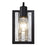 Varaluz Abbey Rose 1-Light Wall Sconce, Black/Galvanized
