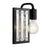 Varaluz Abbey Rose 1-Light Wall Sconce, Black/Galvanized
