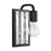 Varaluz Abbey Rose 1-Light Wall Sconce, Black/Galvanized