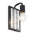 Varaluz Abbey Rose 1-Light Wall Sconce, Black/Galvanized