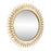 Varaluz Forever Round Mirror, French Gold