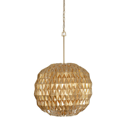 Varaluz Forever Orb Pendant, French Gold