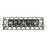 Varaluz Windsor 3 Light Crystal Bath, Carbon/Havana Gold
