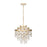 Varaluz Kalani 5-Lt Chandelier, French Gold