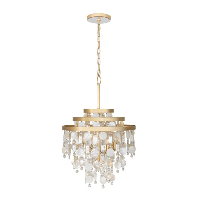 Varaluz Kalani 5-Lt Chandelier, French Gold