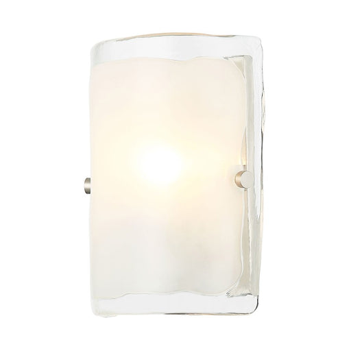 Varaluz Fairchild Sconce, Black/Nickel/Satin Brass/Clear