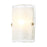 Varaluz Fairchild Sconce, Black/Nickel/Satin Brass/Clear