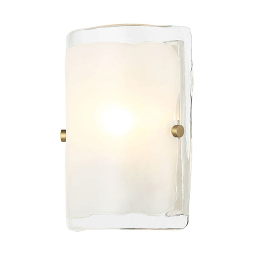 Varaluz Fairchild Sconce, Black/Nickel/Satin Brass/Clear