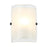 Varaluz Fairchild Sconce, Black/Nickel/Satin Brass/Clear