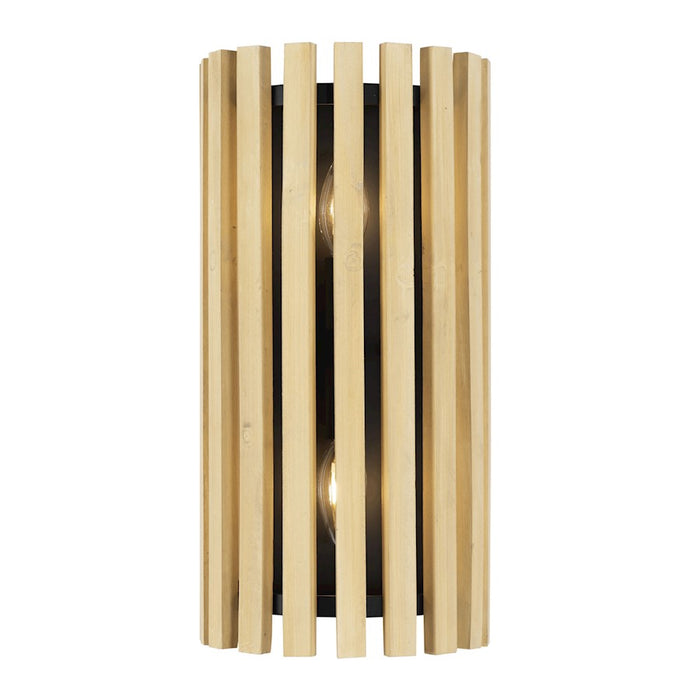 Varaluz Suratto Sconce, Matte Black