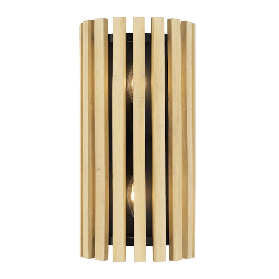 Varaluz Suratto Sconce, Matte Black