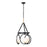 Varaluz Stopwatch Pendant, Black/Gold/Frosted White