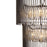 Varaluz Park Row 14-Lt 2-Tier Chandelier, Matte Black/French Gold