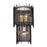 Varaluz Park Row 3-Lt Sconce, Matte Black/French Gold